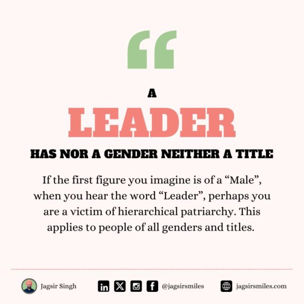 A leader with no title
